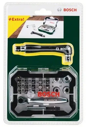 Set biti/tubulare Bosch, adaptor insurubare la unghi, 26 piese