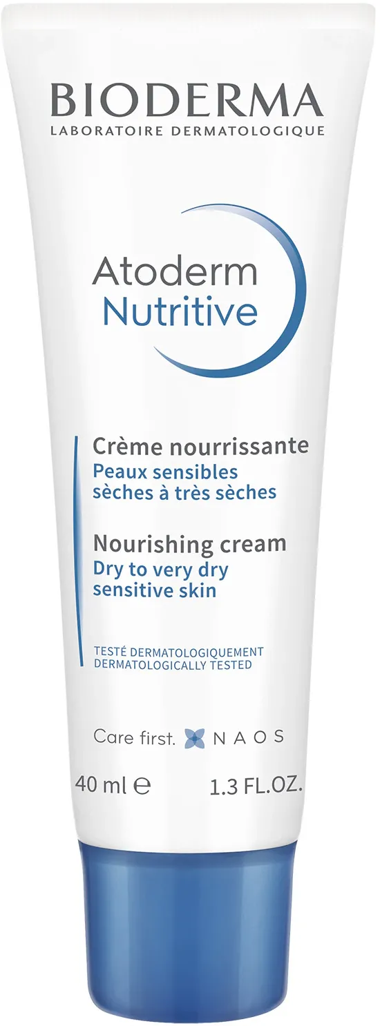 Crema de fata Bioderma Atoderm Nutritive pentru ten uscat si foarte uscat, 40 ml