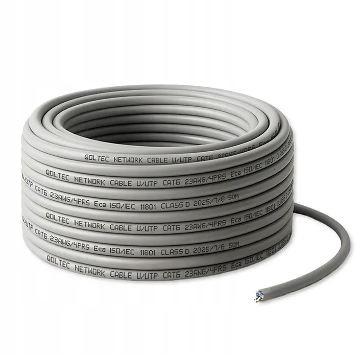UTP patchcord cable CAT6 Copper Cu 50m grey