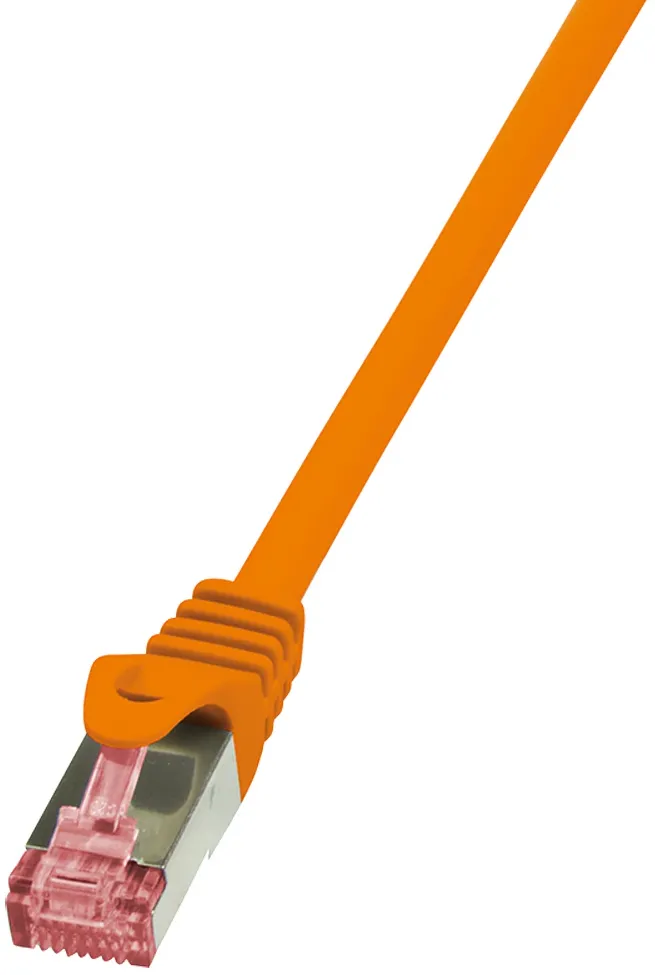 Cablu Logilink LOGILINK - Patchcord Cablu Cat.6 S/FTP PIMF PrimeLine 1,00m, portocaliu