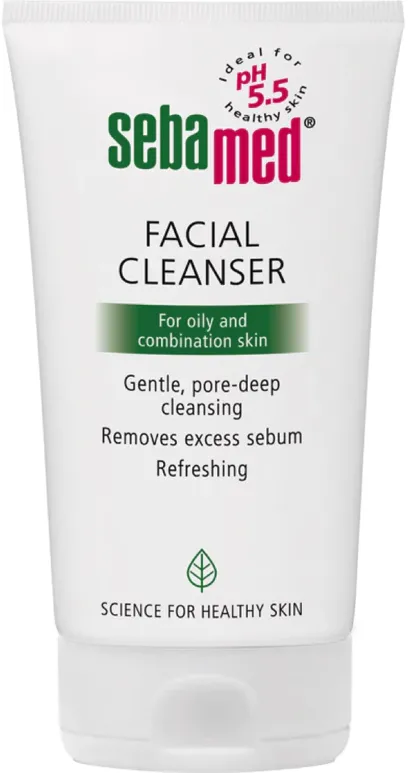 Gel dermatologic de curatare pentru fata Sebamed, ten gras si combinat, 150 ml