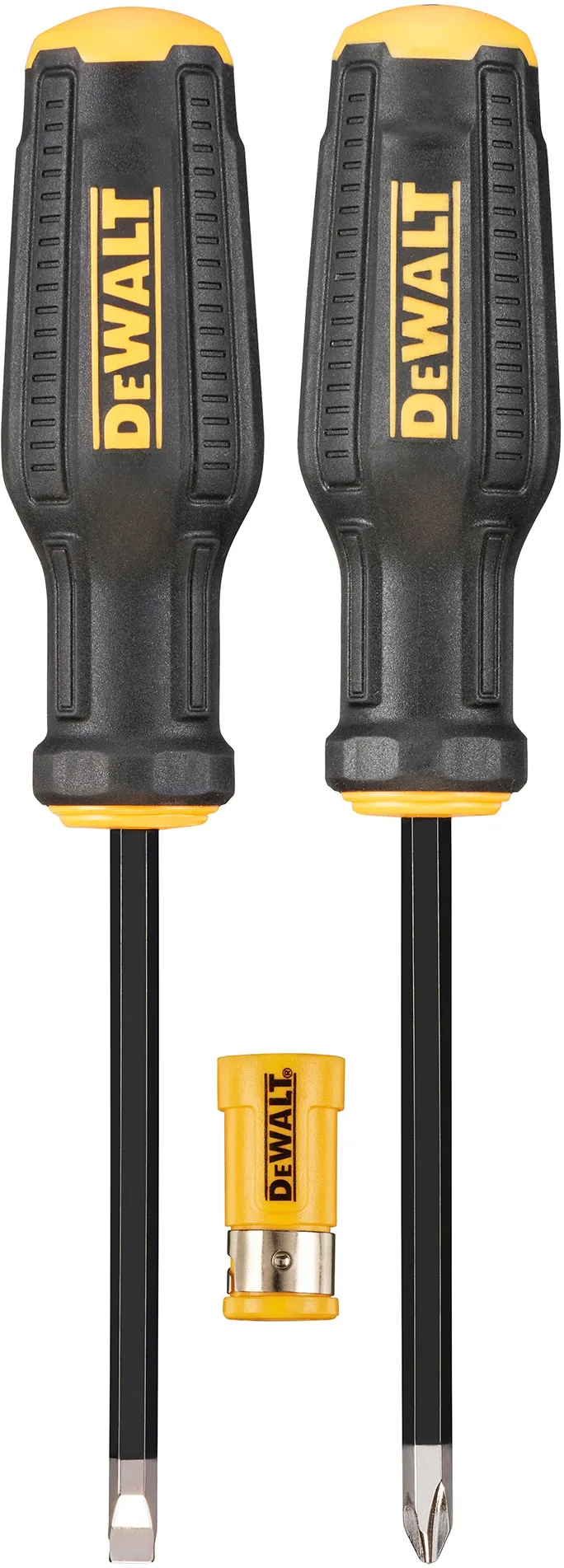 Set surubelnite varf magnetic 2 piese DeWALT DWHT62057-0, varf MAXFIT pentru prindere perfecta si suprafata de contact extinsa, lama din otel de inalta performanta, protectie anti coroziune, maner confortabil