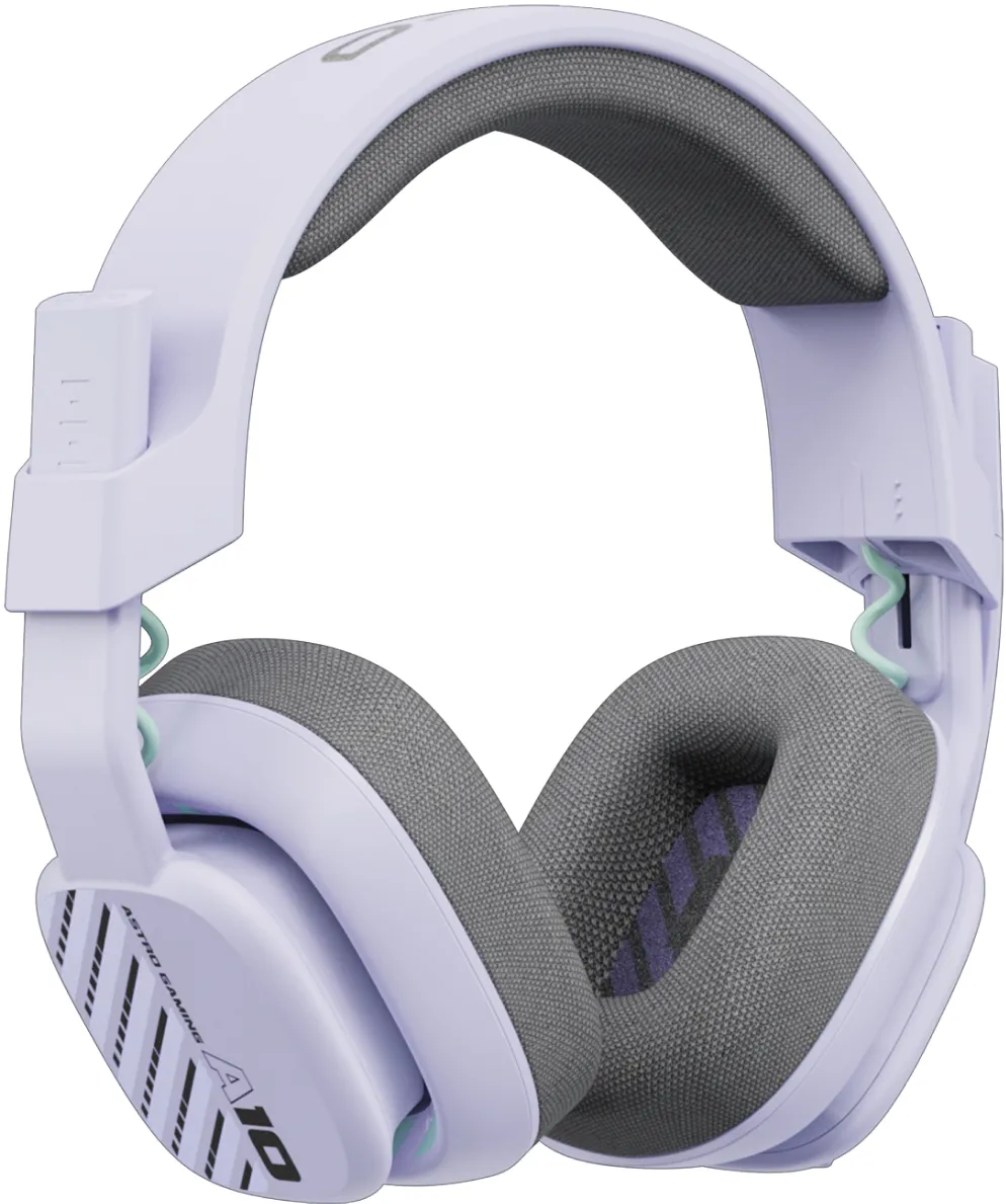 Casti gaming cu fir Logitech A10, Microfon, Multiplatforma, Lilac