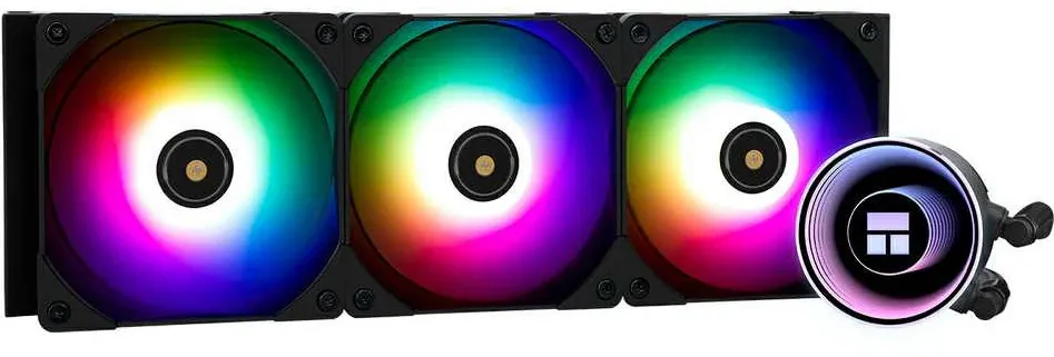 Cooler THERMALRIGHT "Frozen Notte 360 Argb V2", skt. Intel si AMD, racire cu lichid, 3 x 120mm, viteza rotatie pompa 5300 RPM, 2000 RPM, ARGB, negru