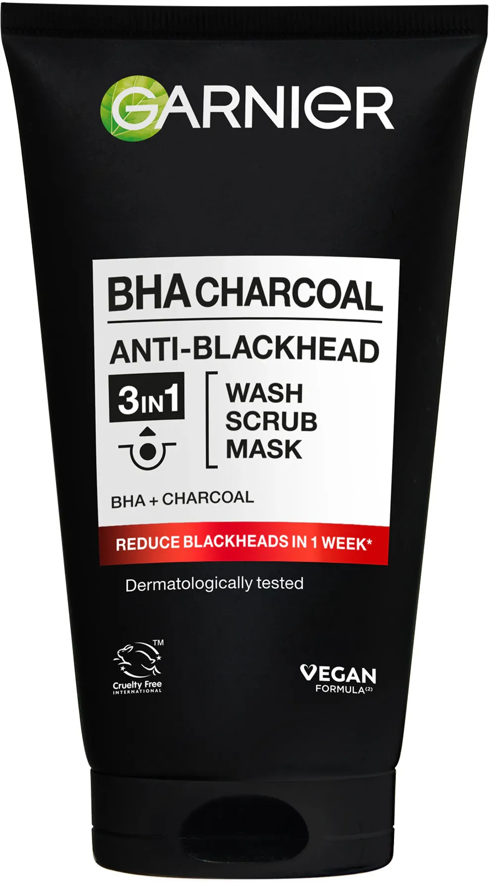 Gel de Curatare Garnier Pure Active Charcoal 3-In-1 Anti-Puncte Negre, 150ml