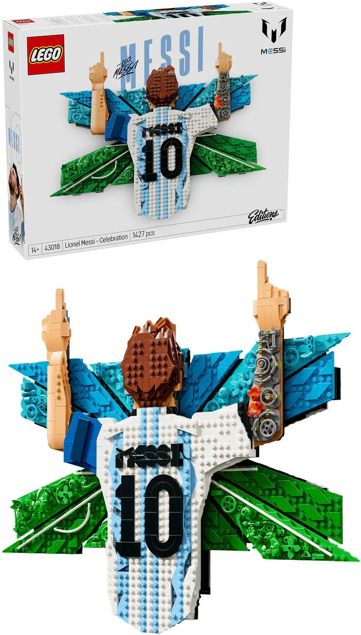 Set de constructie LEGO Editions Lionel Messi – Sarbatorire 43018