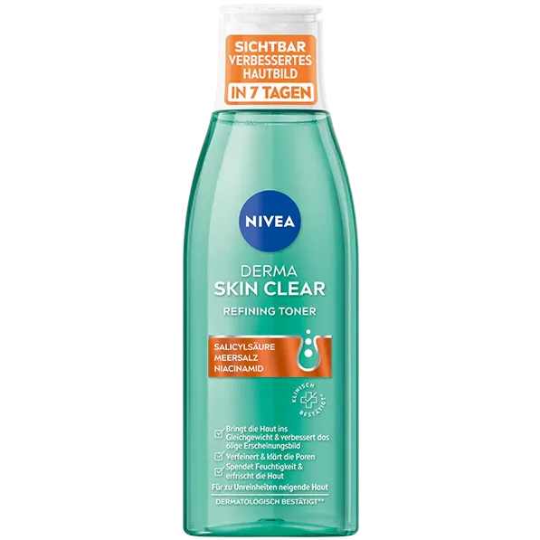 Lotiune tonica NIVEA Derma Skin Clear, 200 ml