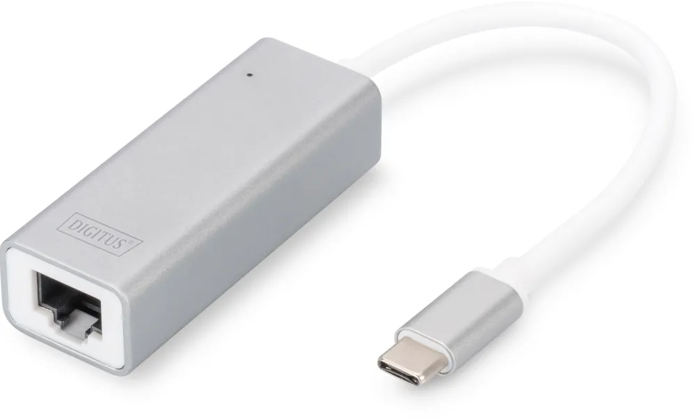DIGITUS Adapter USB3.0/C -> RJ45 Gigabit Ethernet St/Bu 20cm