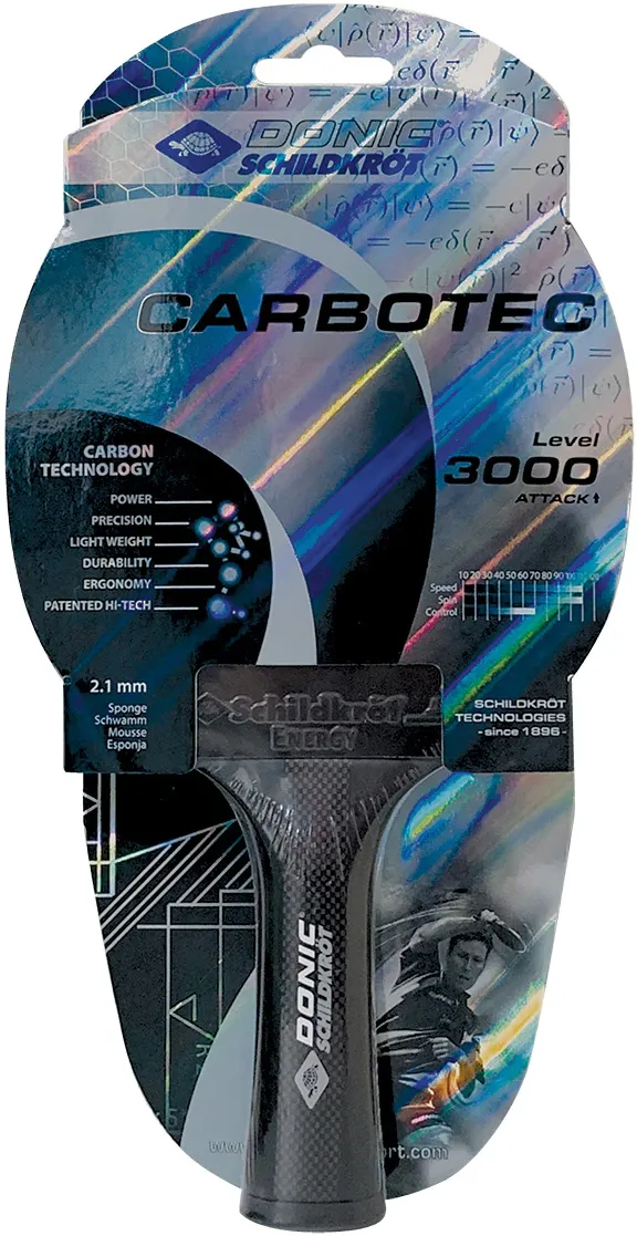 Paleta tenis de masa Donic Schildkrot CarboTec 3000