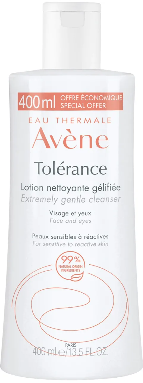 Lotiune de curatare pentru fata si gat Avene Tolerance Control pentru piele intoleranta, 400 ml