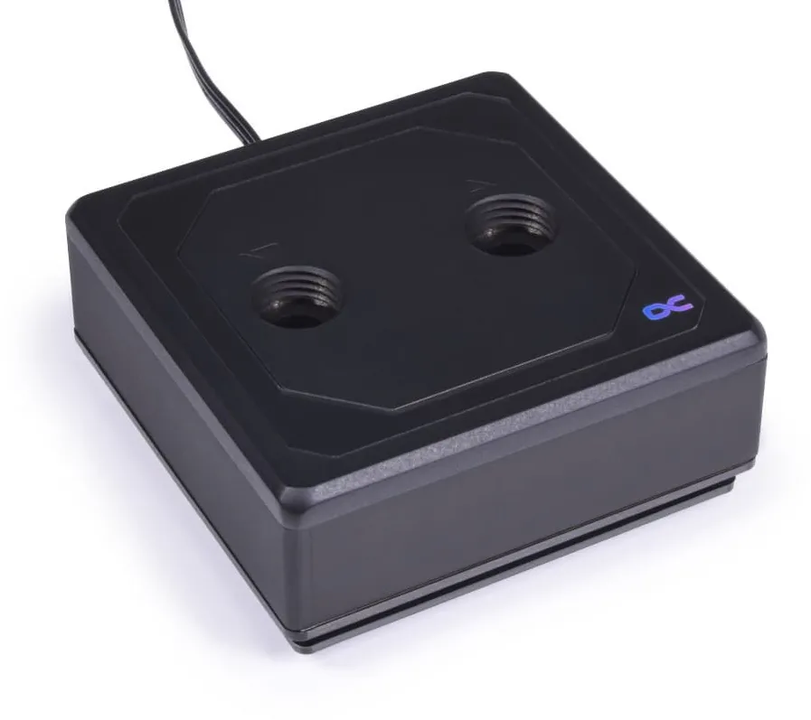 Alphacool Eisblock XPX Aurora Edge CPU-Kühler - Messing Black Digital RGB