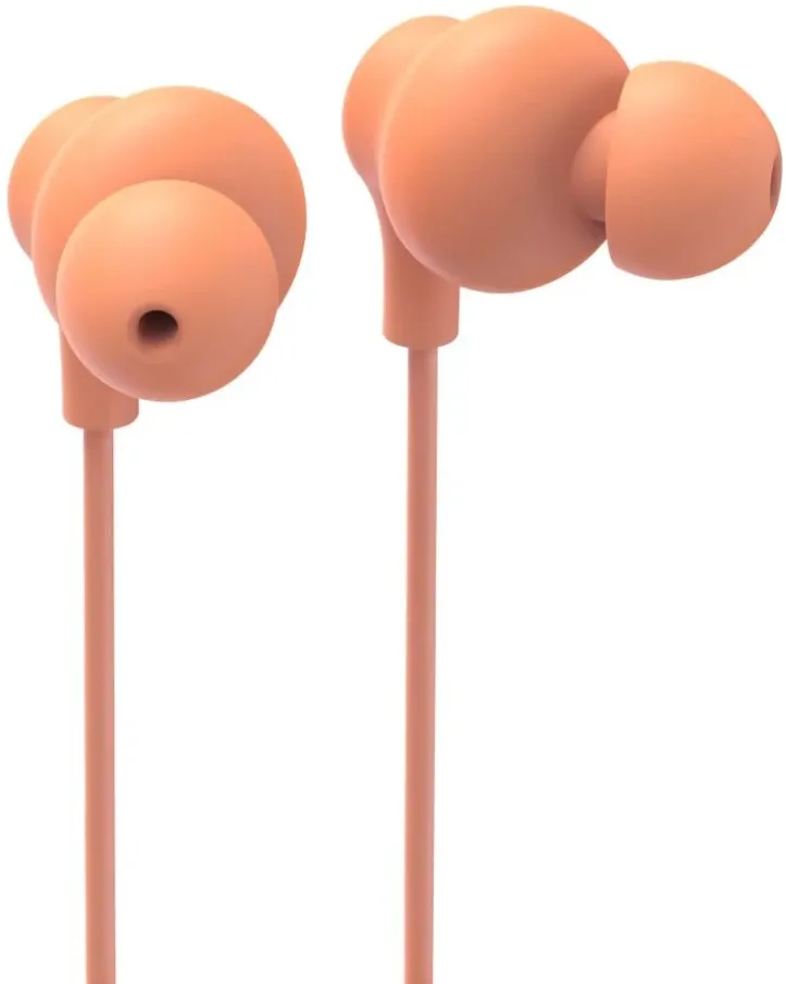 In-ear headphones Curly usb-c orange