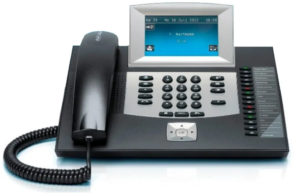 AUERSWALD Telefon COMfortel 2600 ISDN schwarz
