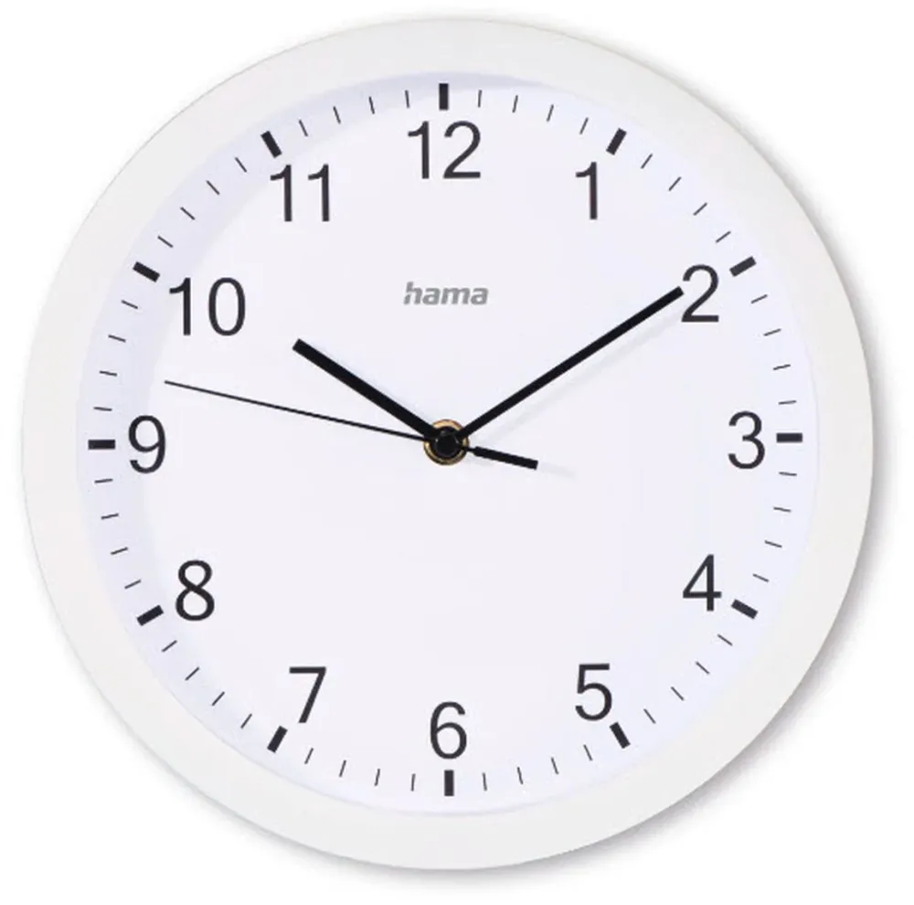 Elba wall clock 25cm white