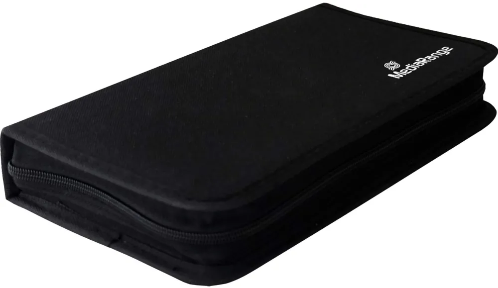 MediaRange CD Wallet für 48 CD/DVDs schwarz retail