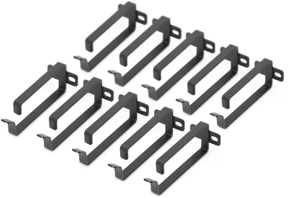 DIGITUS Kabelführungsbügel 2HE für 483mm 44x100mm schw. 10St