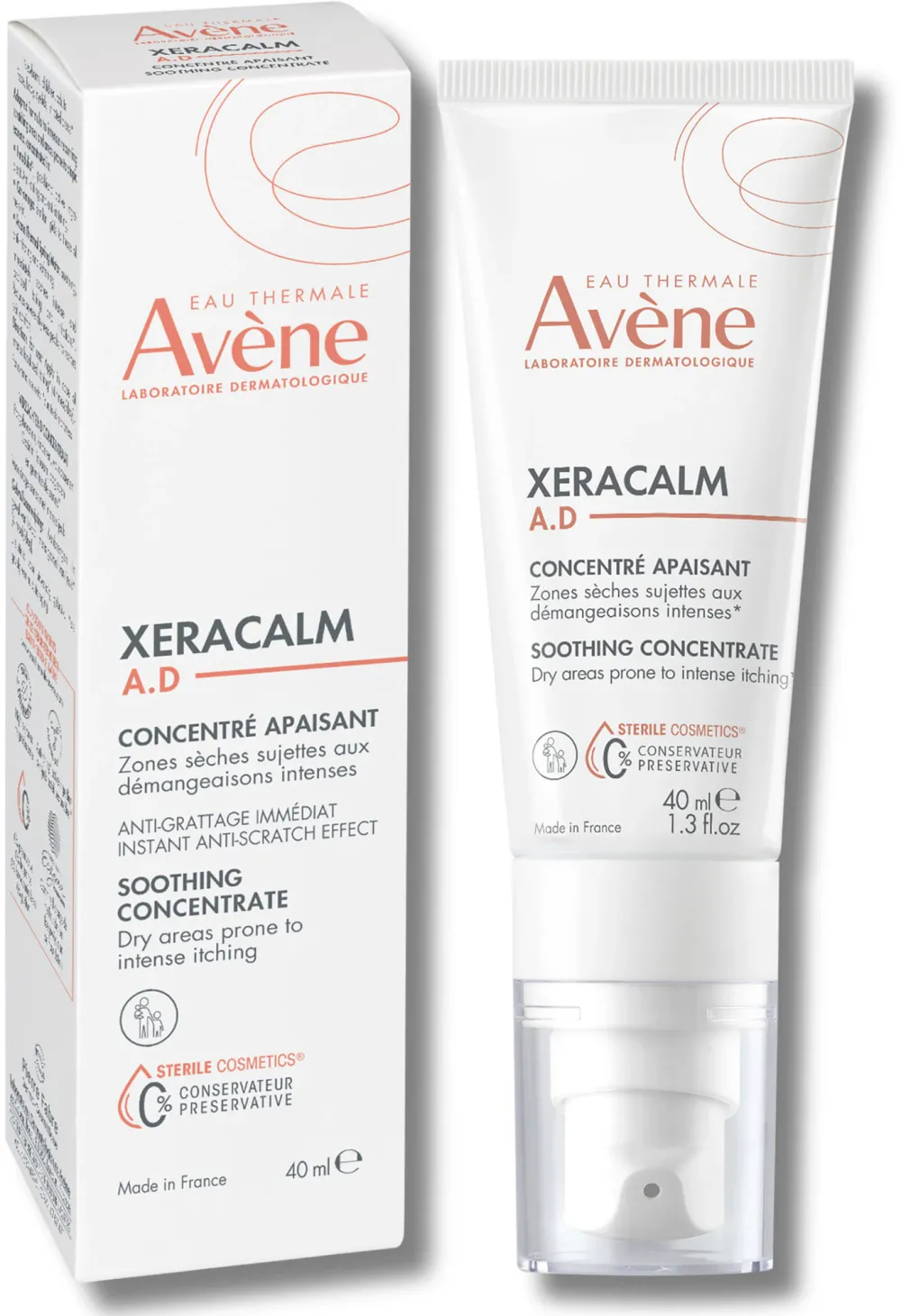 Concentrat calmant anti-mancarimi Xeracalm AD Avene, 40 ml