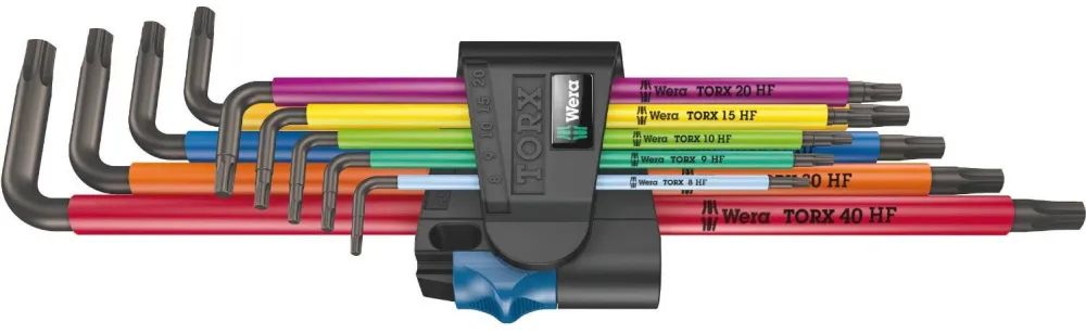 WERA 967/9 TX XL Multicolour HF 1 L-key set