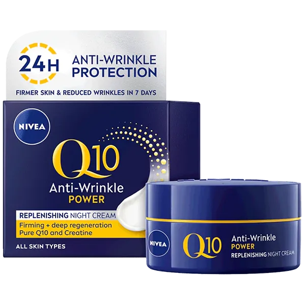Crema de noapte NIVEA Q10 Power antirid regeneratoare, 50 ml
