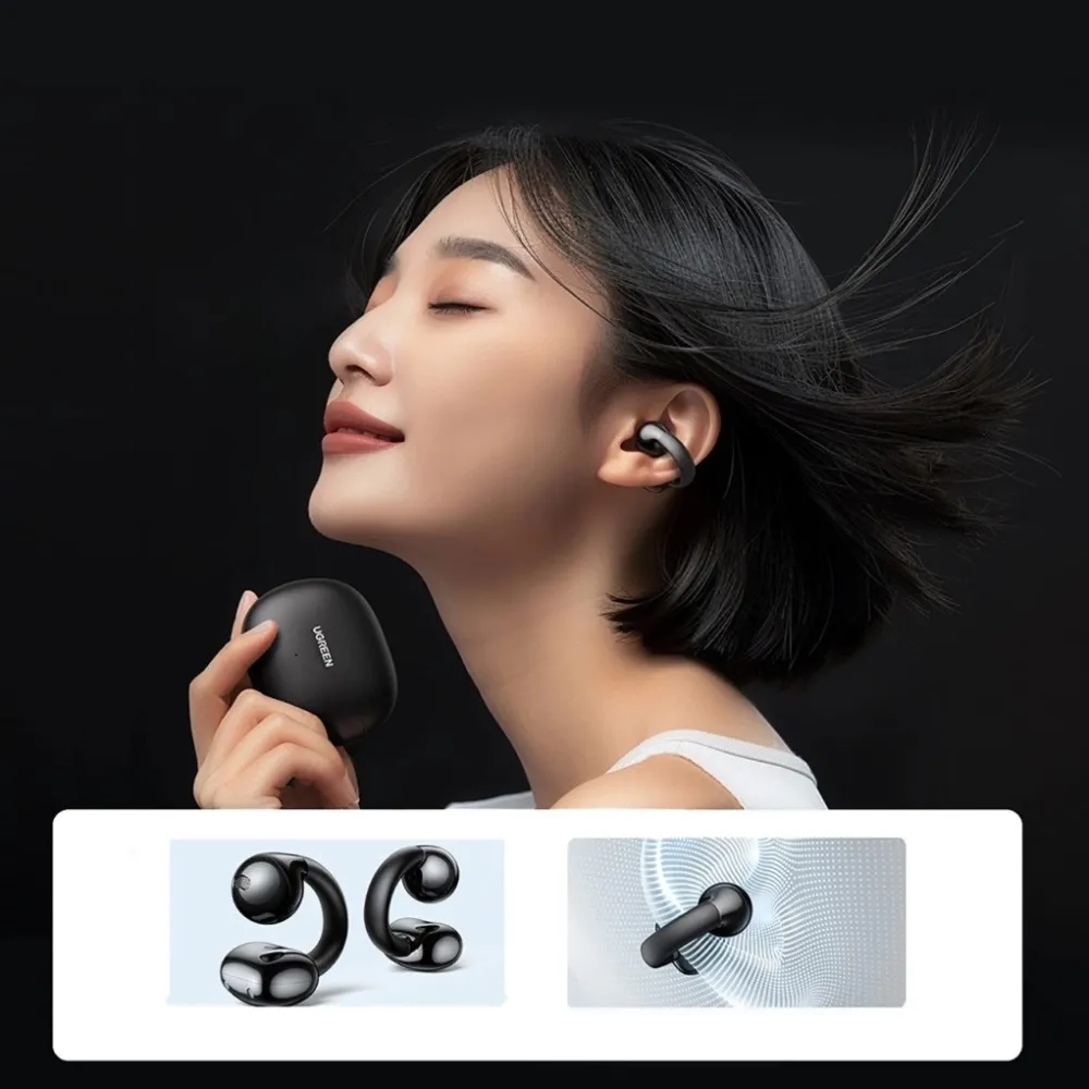 Bluetooth headphones hi tune S3 TWS black