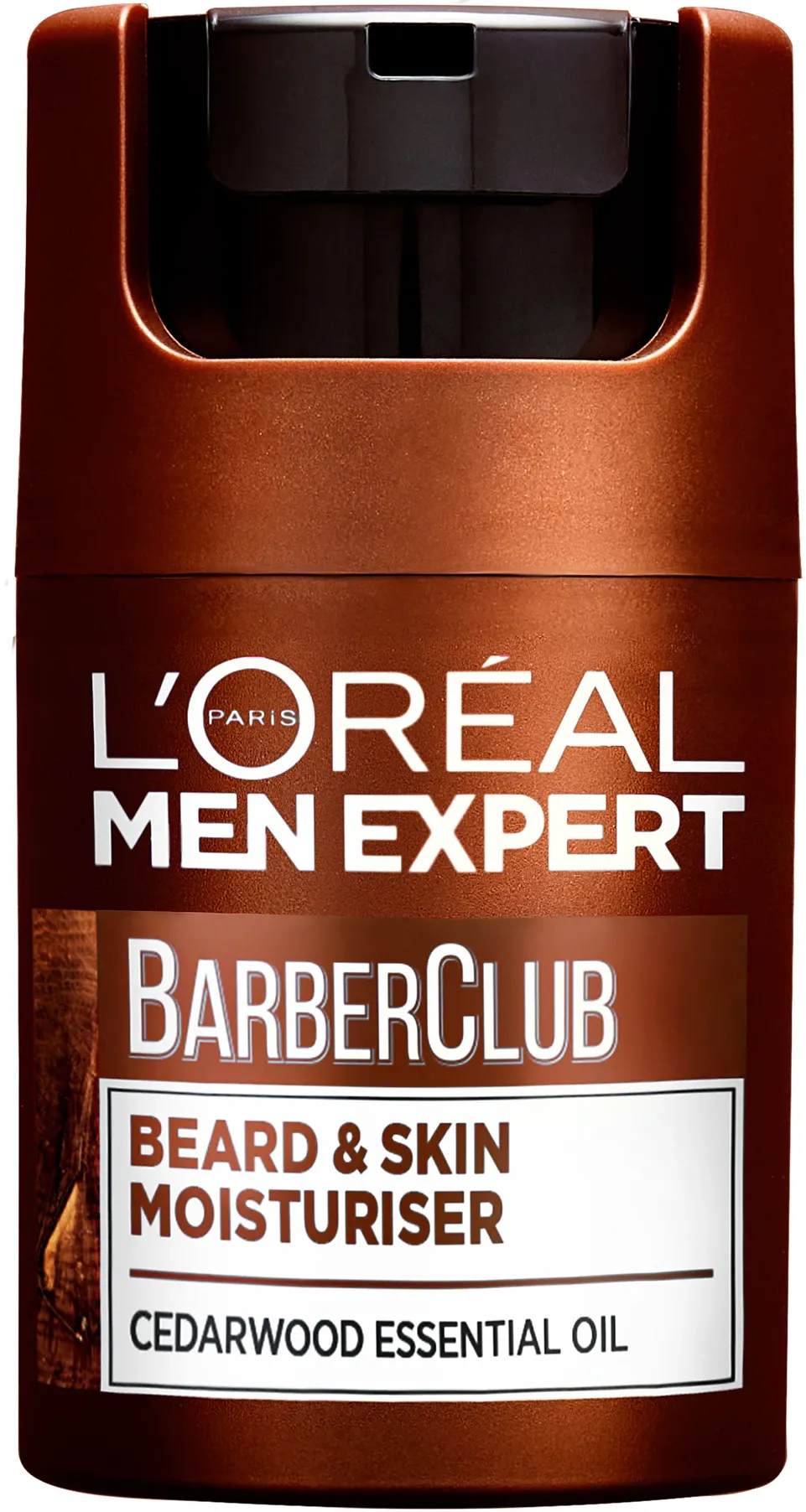 Crema hidratanta si calmanta L'Oreal Paris Men Expert Barber Club pentru barba si tenul barbatilor, potrivita pentru tenul sensibil, 50 ml
