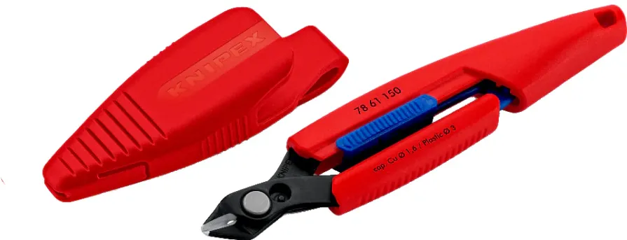 KNIPEX Slim Knips in Tool Holster Precision Cutting Pliers