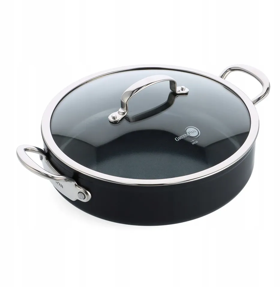GreenPan Barcelona Pro Sauté Pan 30cm Black