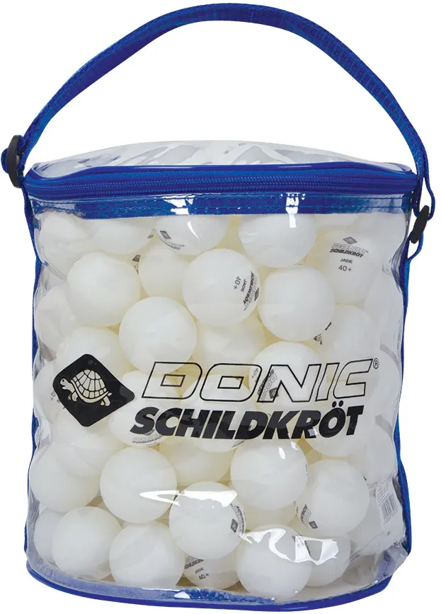 Set 144 mingii tenis de masa Donic Schildkrot Jade 40+ in geanta transport