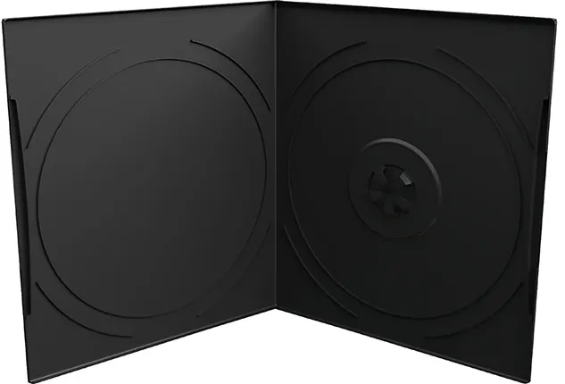 MediaRange DVD-Leerhülle für 1 Dics 7mm Taschenformat schwar