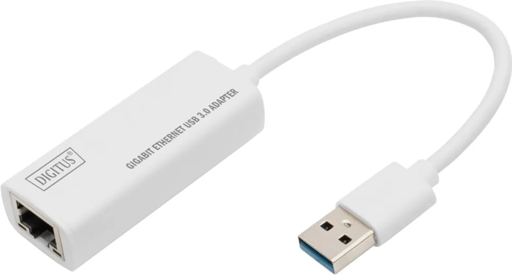 DIGITUS Adapter USB3.0   -> RJ45     Gigabit Ethernet weiß
