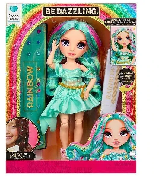 Mga Rainbow High Be Dazzling Fashion Dolls - Celine Turquoise