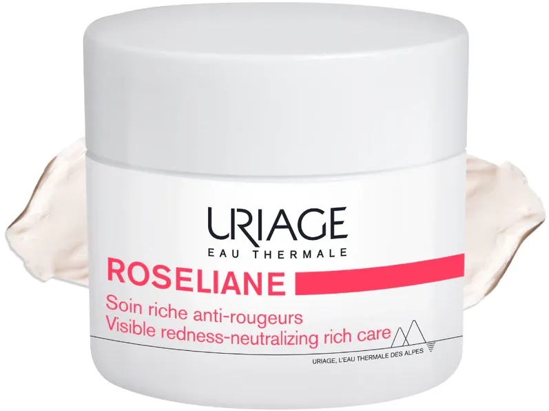 ROSELIANE Crema anti-roseata textura bogata Uriage, 50 ml