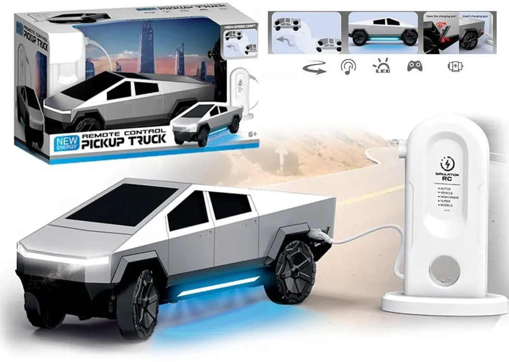 Masina Artyk Futuristic R/C car with a charging station