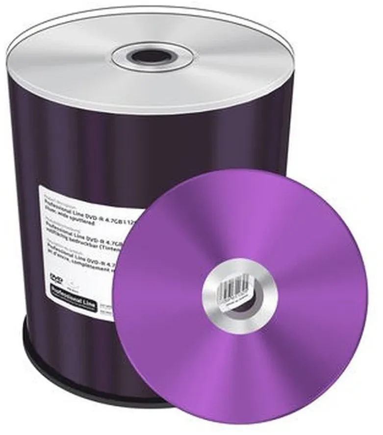 MediaRange DVD+R 4.7GB 100pcs 16x silber voll bedruckbar
