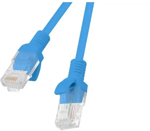 Cablu LANBERG Patchcord RJ45 cat. 6 UTP 15m blue