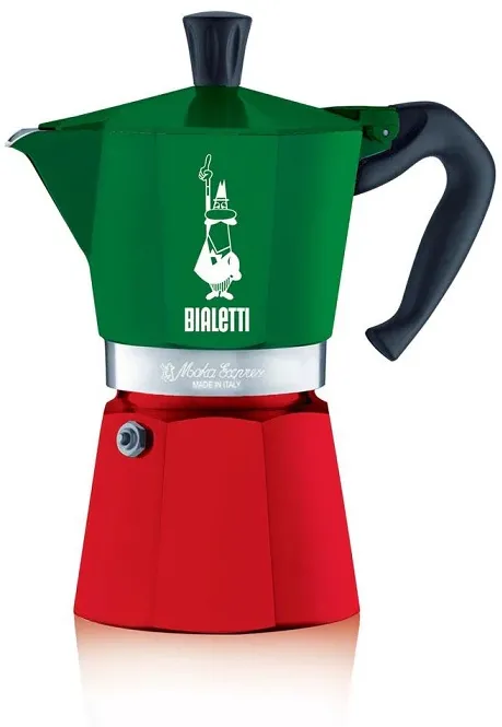 Bialetti Moka Express 3TZ Italia Tricolore
