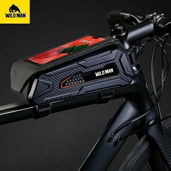 Geanta cu suport pentru bicicleta Wildman M90 negru