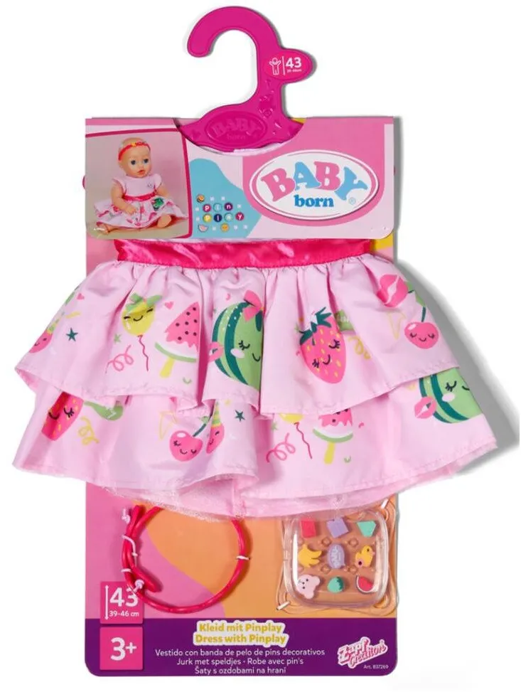 Baby Born Dress with Pin play 43 cm