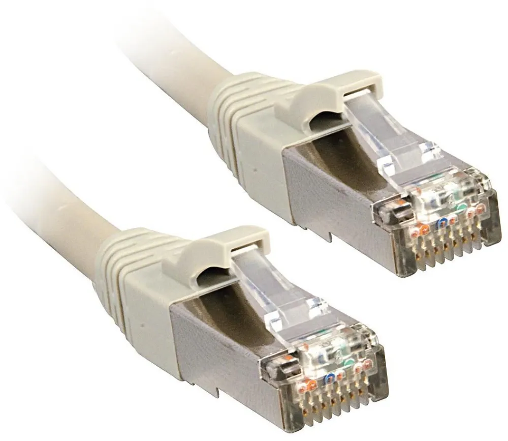 Cablu retea Lindy Cat6 STP 7.50 m gri