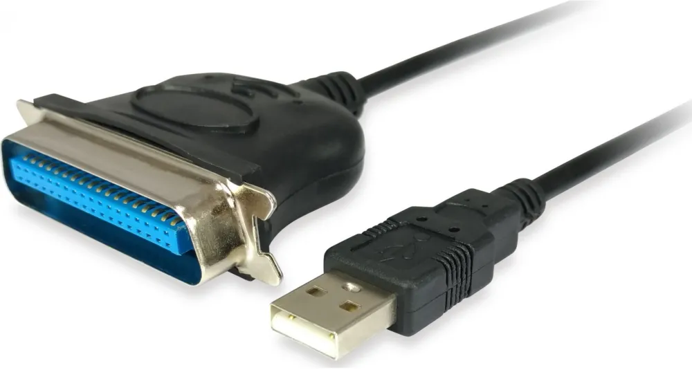 Equip Adapter USB-A->Centronics IEEE1284 36Pin St/St   1.50m Polybeutel