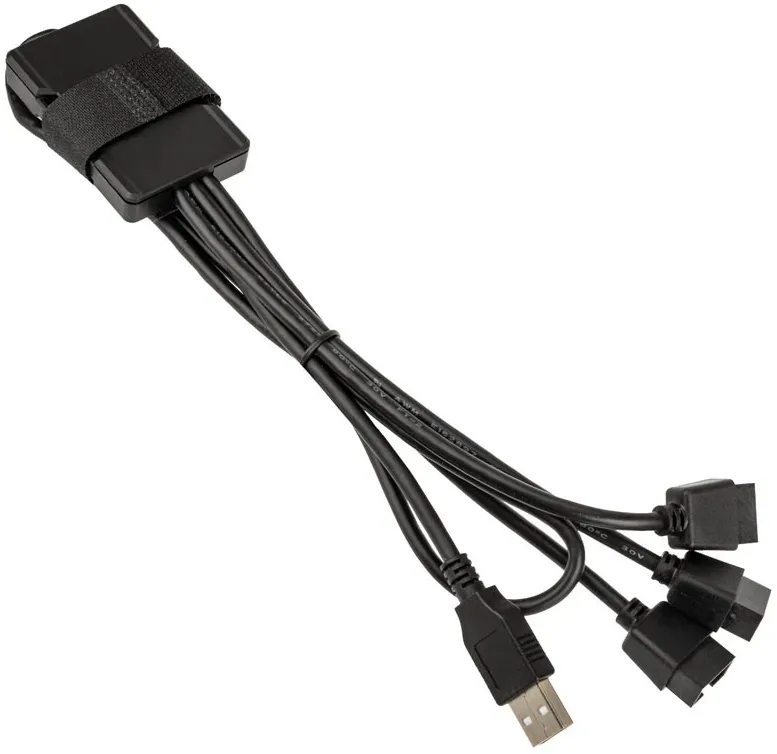 Hub USB Lian Li PW-U2TPAB USB Hub - schwarz