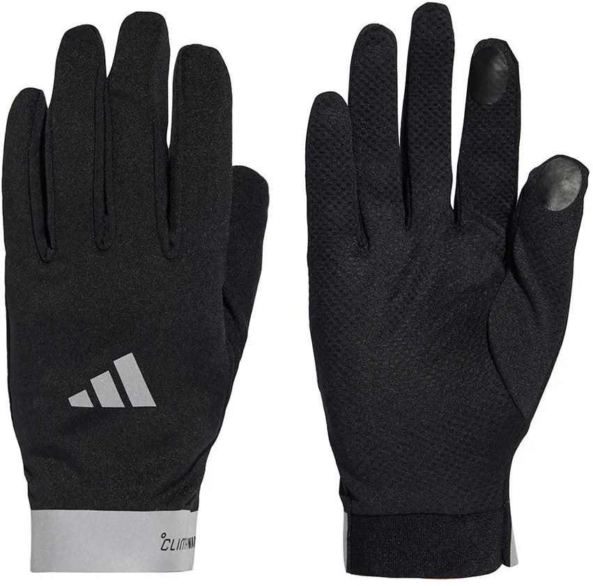 adidas Performance, Manusi pentru alergare Climawarm, Negru, 19-22 CM