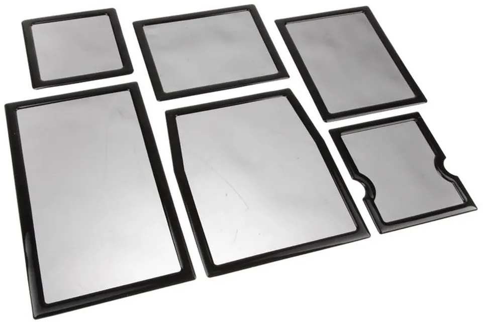 DEMCiflex Demciflex Staubfilter Set für Cooler Master HAF XM - schwarz/schwarz