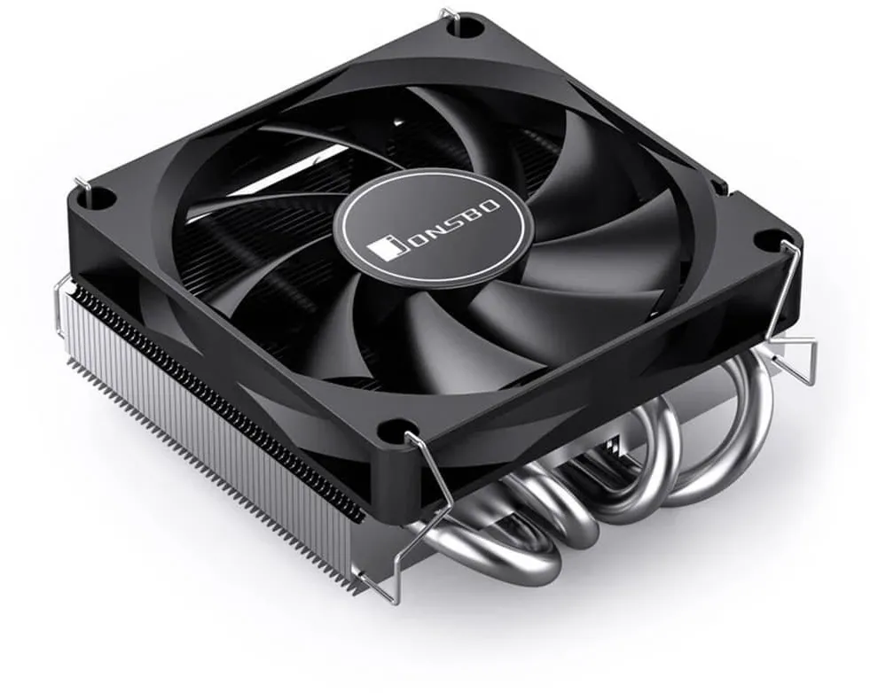 Jonsbo HP-400S CPU-Kühler, Top Blower, low Profile, 40mm Höhe - 90mm, schwarz