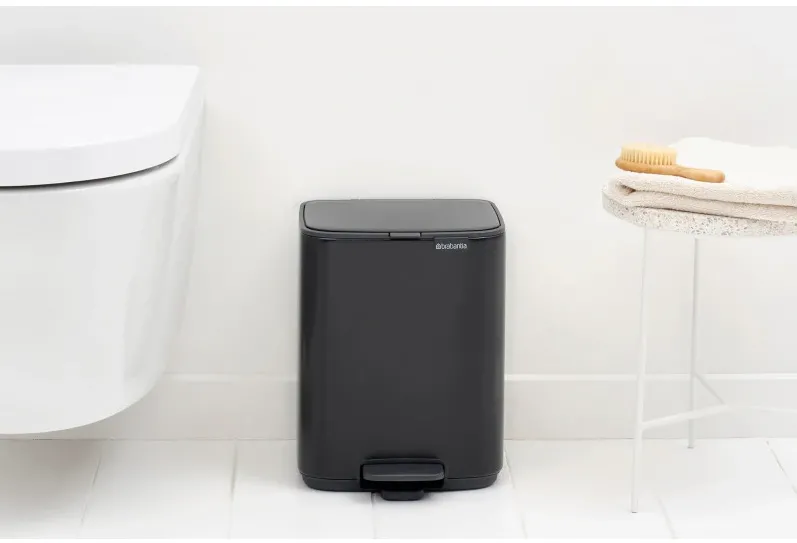 Brabantia Pedal Bin Bo 7 Liter Matt Black