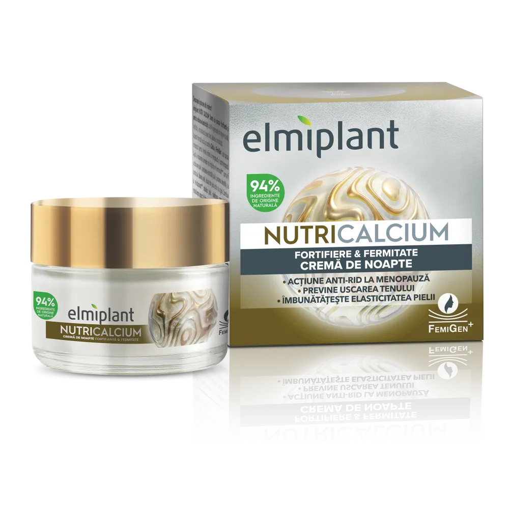 Crema de noapte Elmiplant nutriCalcium fortifiere & fermitate, 50 ml