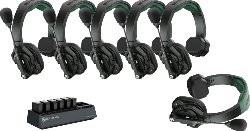 Hollyland Solidcom SE Pro- 6 Person Noise Cancelling Headset Intercom