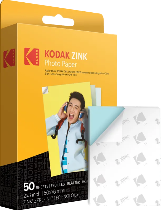 Kodak Zink Paper 2x3 50-pack