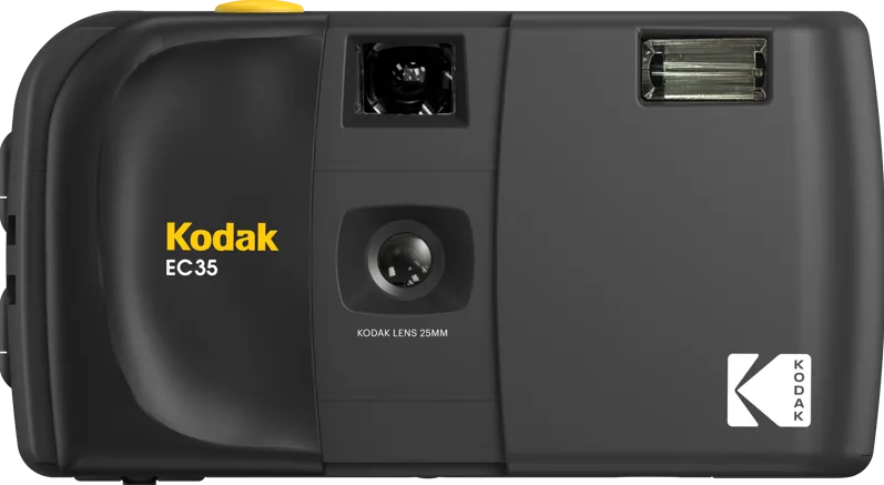 Kodak EC35 Film Camera Midnight Black + Kodak Ultra Max 24 Exp