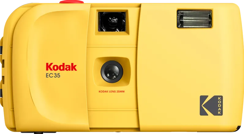 Kodak EC35 Film Camera Butter Yellow + Kodak Ultra Max 24 Exp